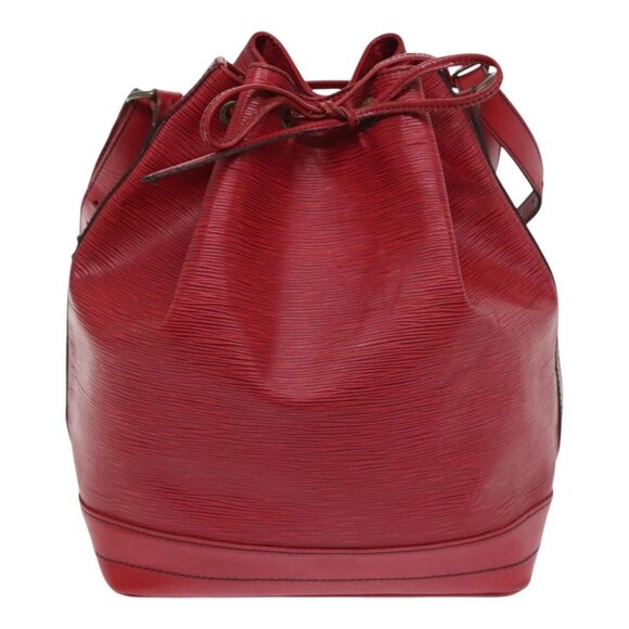 LOUIS VUITTON Epi Noe Shoulder Bag Red M44007 LV Auth - Picture 1 of 16